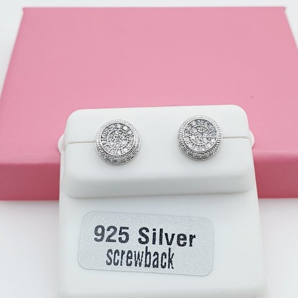 "925 Sterling Silver Cubic Zirconia Earrings, U19254551 - Picture 5 of 11